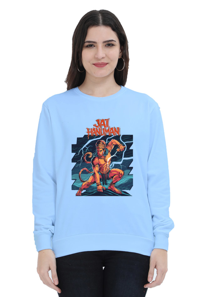 Hanuman Cosmic PowerSweatshirt T-Shirts for Women Vastrdhamm