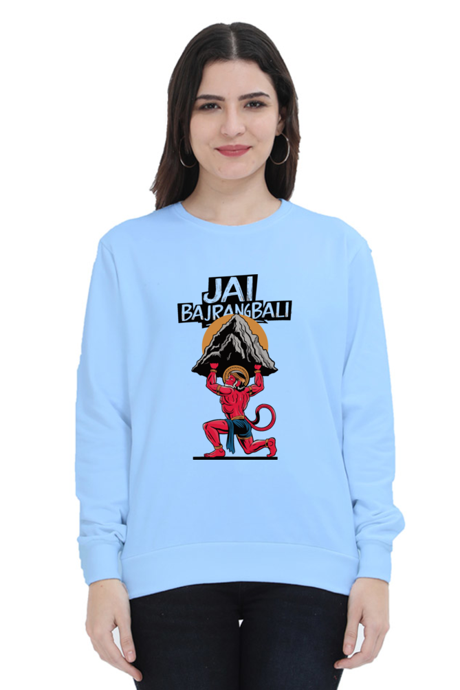 Hanuman Bhakti DevotionSweatshirt T-Shirts for Women Vastrdhamm