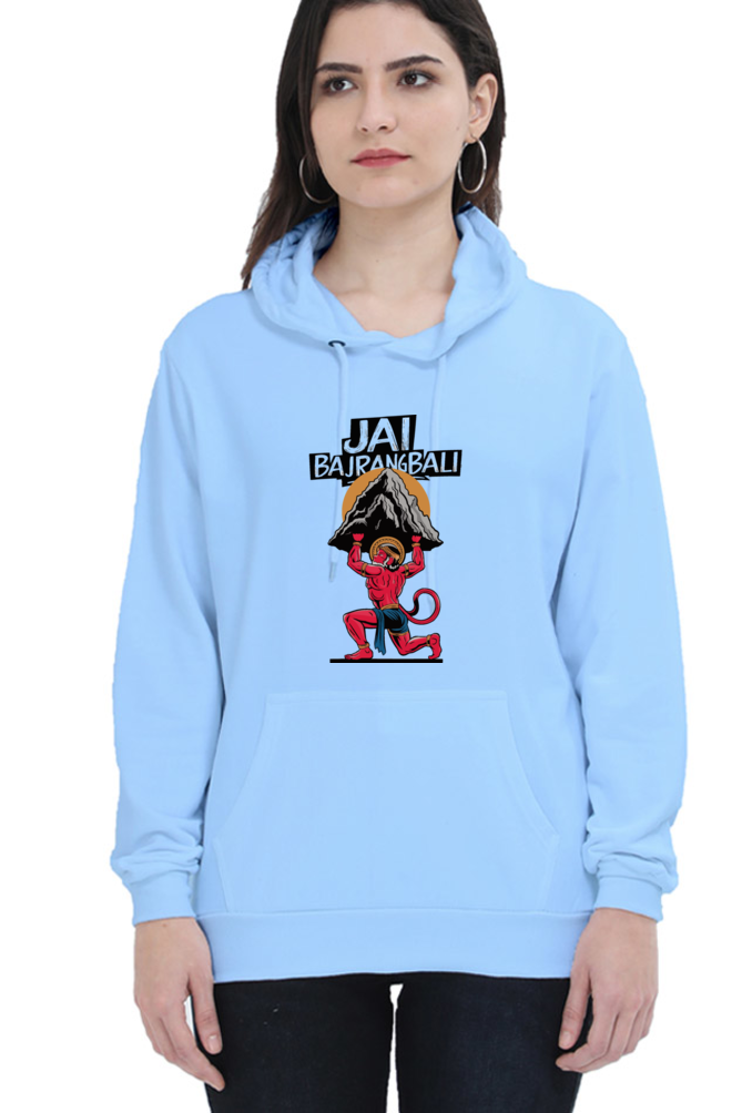 Hanuman Devotional WarriorHoodie Sweatshirt T-Shirts for Women Vastrdhamm