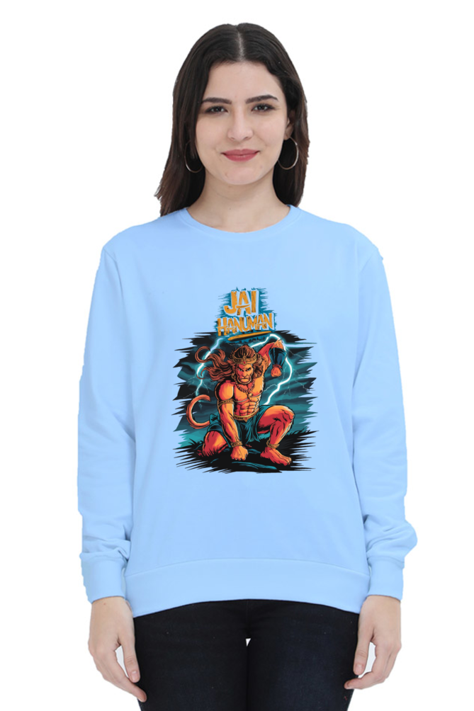 Hanuman Primal ForceSweatshirt T-Shirts for Women Vastrdhamm