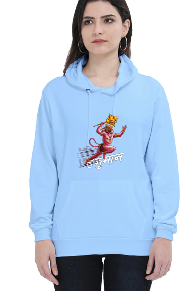 Hanuman Mighty HeroHoodie Sweatshirt T-Shirts for Women Vastrdhamm