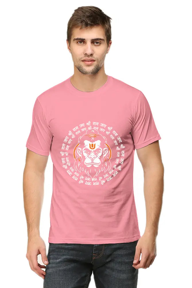 Jai Shri Ram Hanuman's Devotion T-Shirt | Regular Fit Vastrdhamm