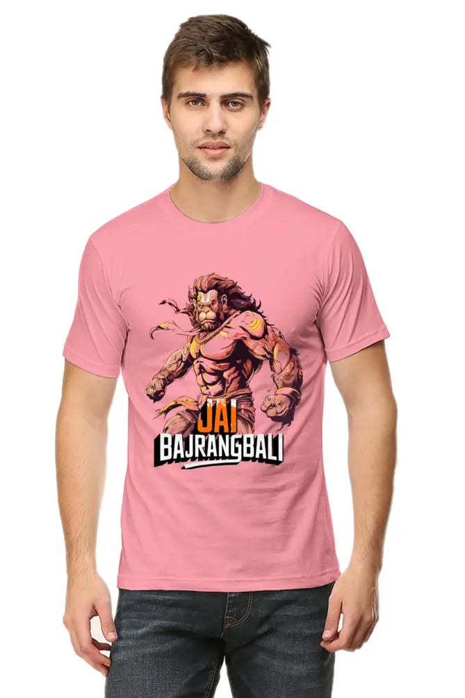 Jay Bajrang Bali The Mighty Protector T-Shirt | Regular Fit Vastrdhamm