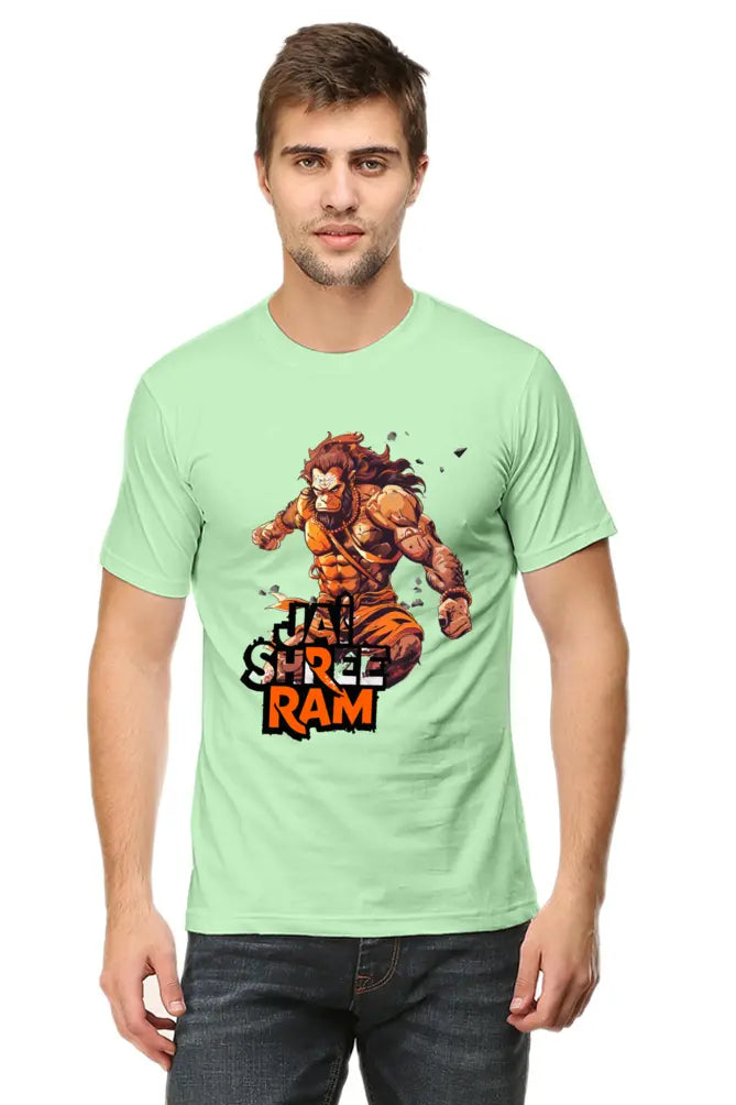 Hanuman Muscles of Devotion T-Shirt | Regular Fit Vastrdhamm