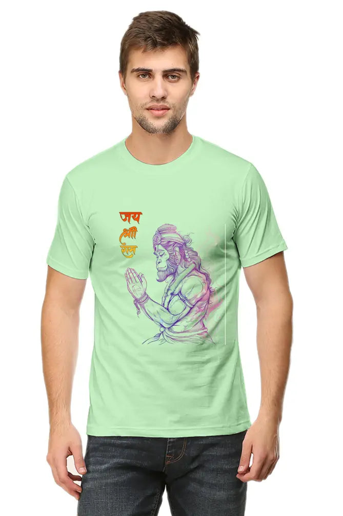 Hanuman's Hands in Prayer evotion Embodied T-Shirt | Regular Fit Vastrdhamm