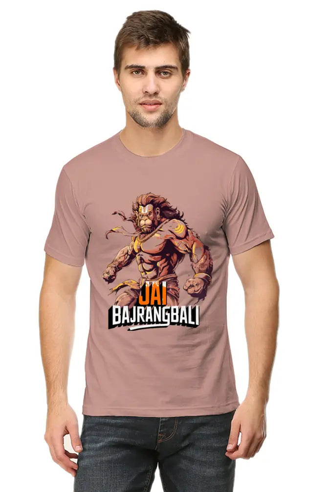 Jay Bajrang Bali The Mighty Protector T-Shirt | Regular Fit Vastrdhamm