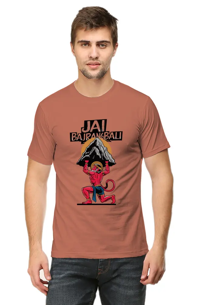 Hanuman in Meditation T-Shirt | Regular Fit Vastrdhamm