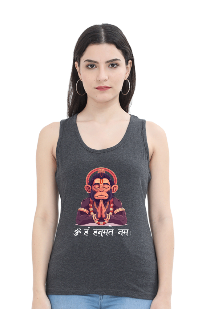 Hanuman Divine ProtectorTank Top T-Shirts for Women Vastrdhamm