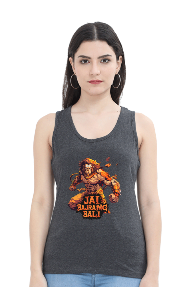 Hanuman DevoteeTank Top T-Shirts for Women Vastrdhamm