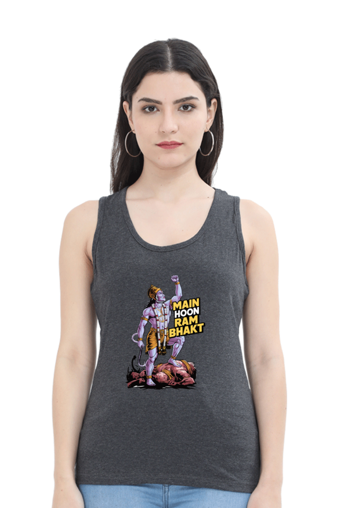 Hanuman Mighty DevoteeTank Top T-Shirts for Women Vastrdhamm