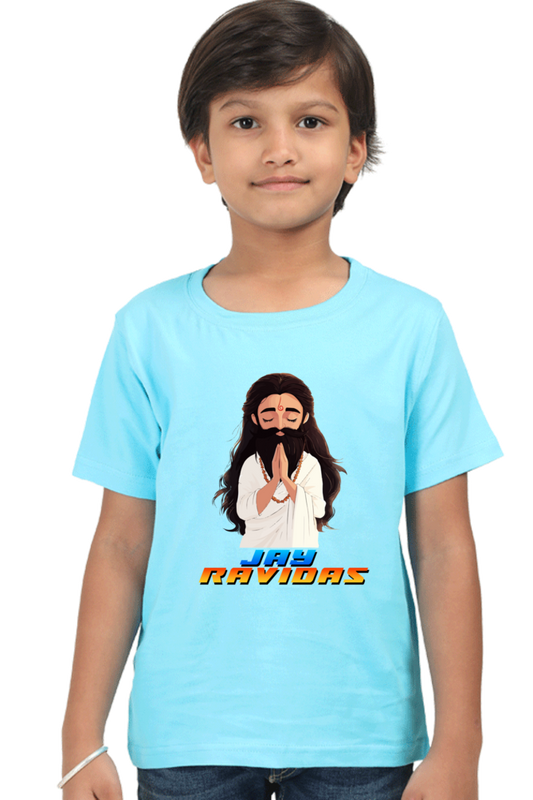 Ravidas Devotion Round Neck Half Sleeve Classic T-Shirts for Boy Vastrdhamm