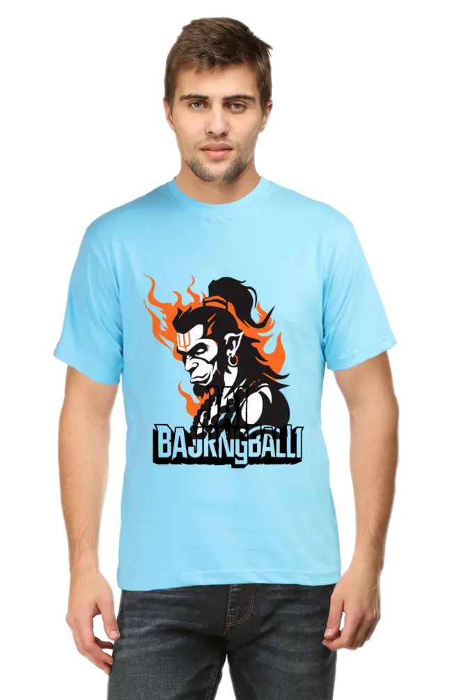 Hanuman The Symbol of Devotion and Strength T-Shirt | Regular Fit Vastrdhamm