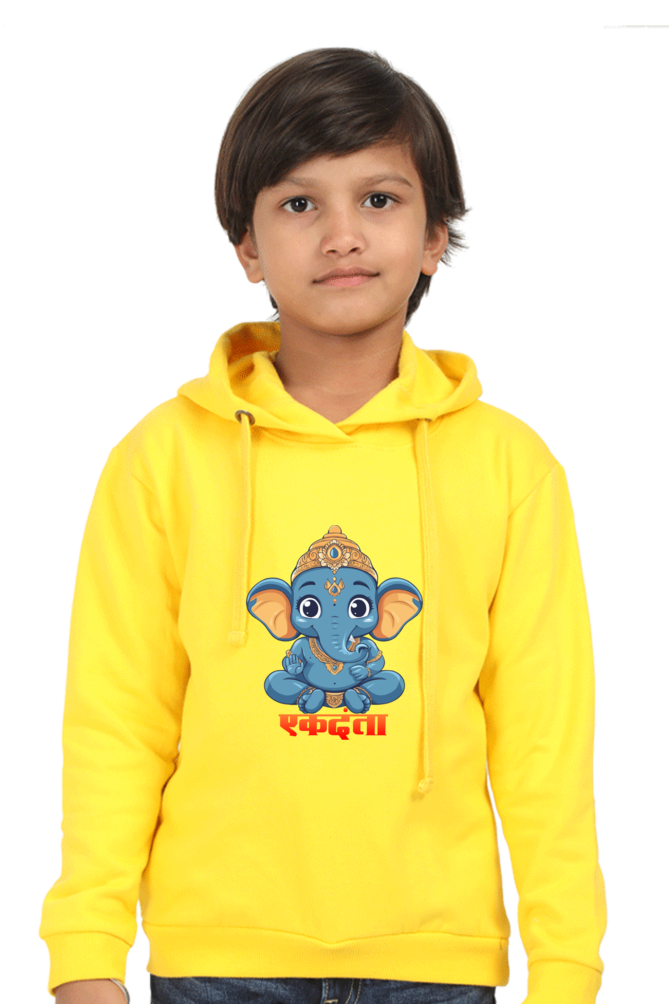 Ganesha Wisdom Hoodie Sweatshirt  T-Shirts for Boy Vastrdhamm