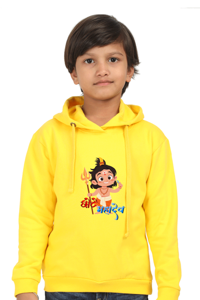 Shiv Ji Divine Power Hoodie Sweatshirt T-Shirts for Boy Vastrdhamm