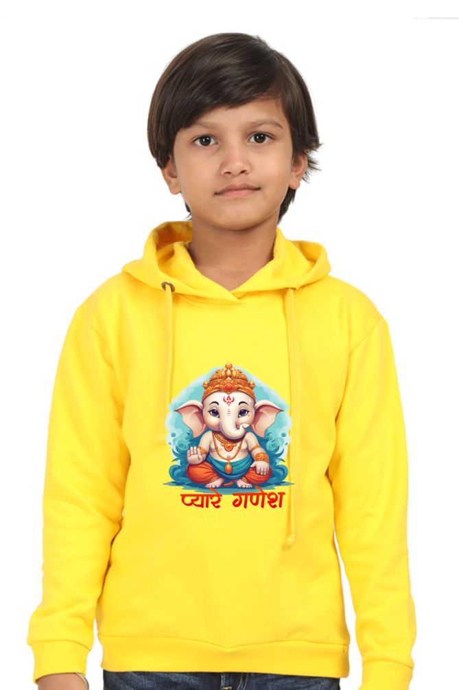 Ganesha Protector Hoodie Sweatshirt  T-Shirts for Boy Vastrdhamm