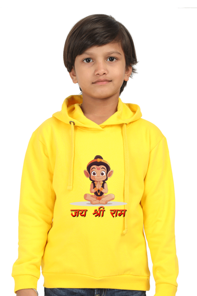 Hanuman Flying High Hoodie Sweatshirt  T-Shirts for Boy Vastrdhamm