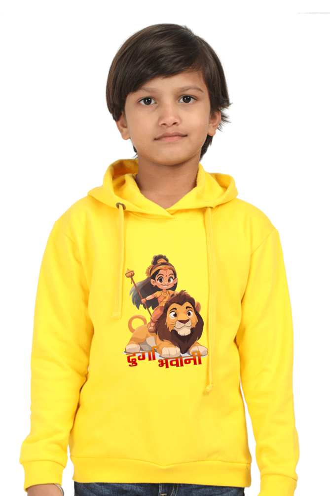 Maa Durga Warrior Hoodie Sweatshirt  T-Shirts for Boy Vastrdhamm