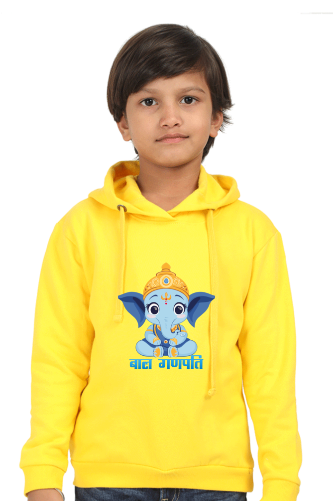 Jai Ganesha Power Hoodie Sweatshirt  T-Shirts for Boy Vastrdhamm