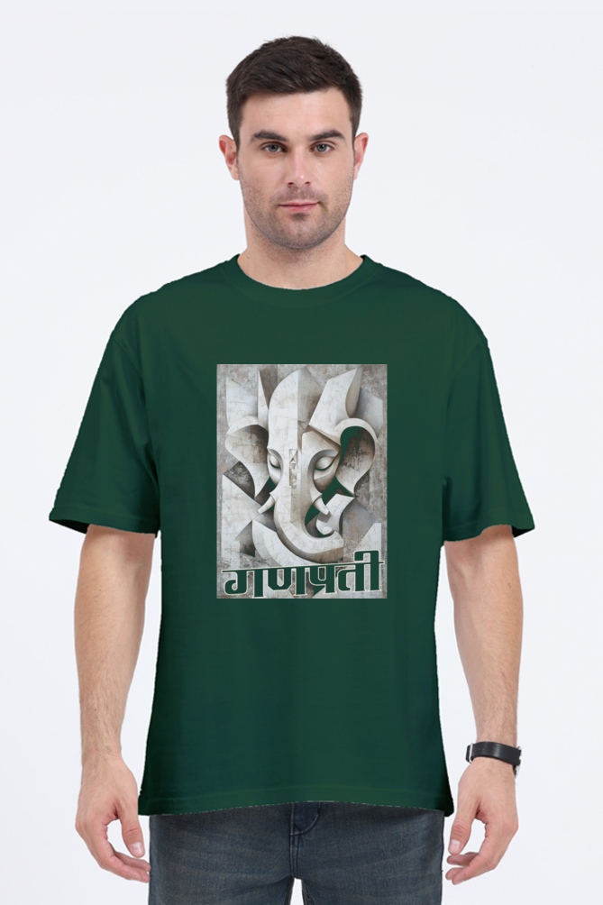 Ganesha Protector Oversized Classic T-Shirts for Men Vastrdhamm