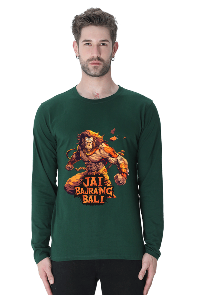 Majestic Hanuman Ji Round Neck Full Sleeve Vastrdhamm