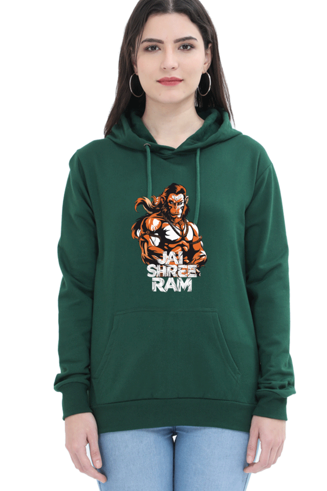 Hanuman Jai Shree RamHoodie Sweatshirt T-Shirts for Women Vastrdhamm