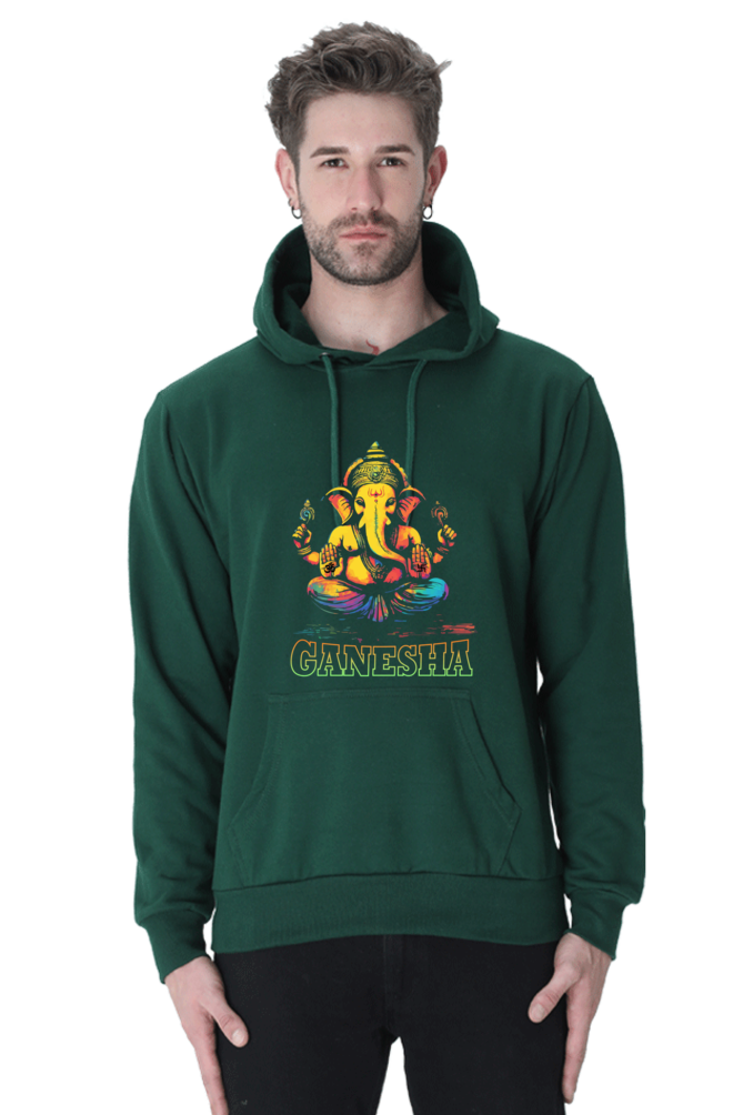 Jai Ganesha Glory Hoodie Sweatshirt T-Shirts for Men Vastrdhamm