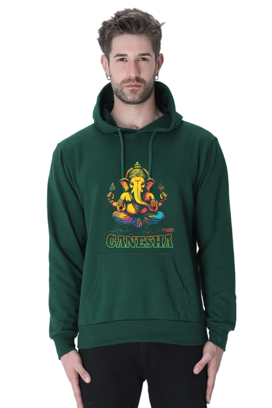 Jai Ganesha Glory Hoodie Sweatshirt T-Shirts for Men Vastrdhamm