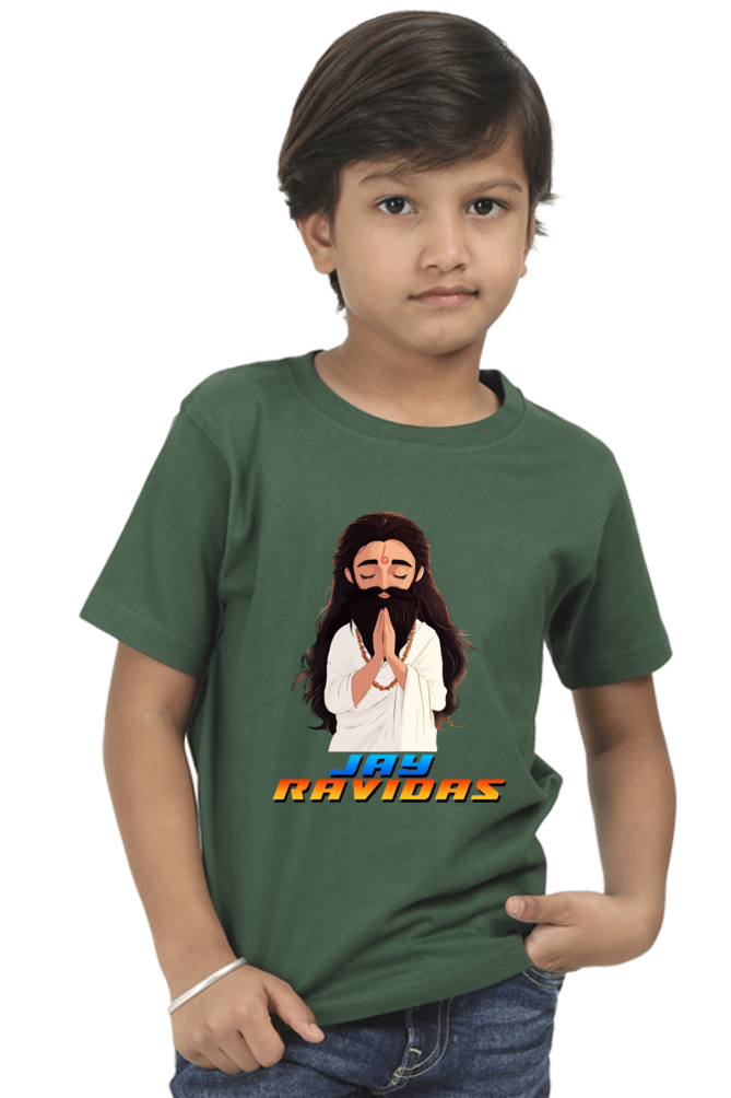 Ravidas Devotion Round Neck Half Sleeve Classic T-Shirts for Boy Vastrdhamm