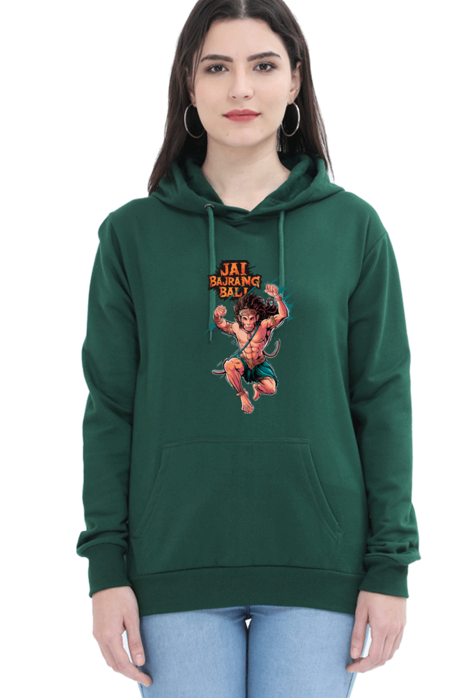 Hanuman Bhakti DevotionHoodie Sweatshirt T-Shirts for Women Vastrdhamm