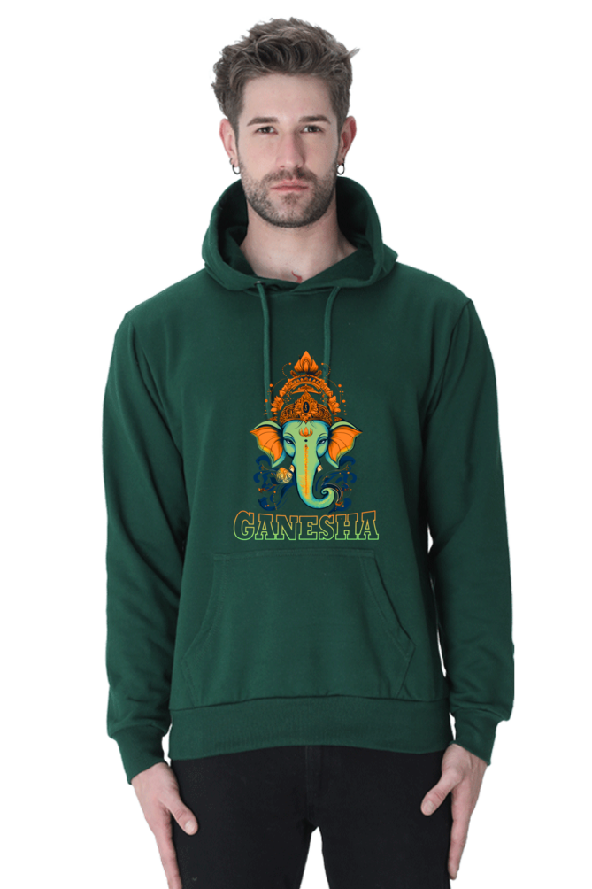 Jai Ganesha Power Hoodie Sweatshirt T-Shirts for Men Vastrdhamm