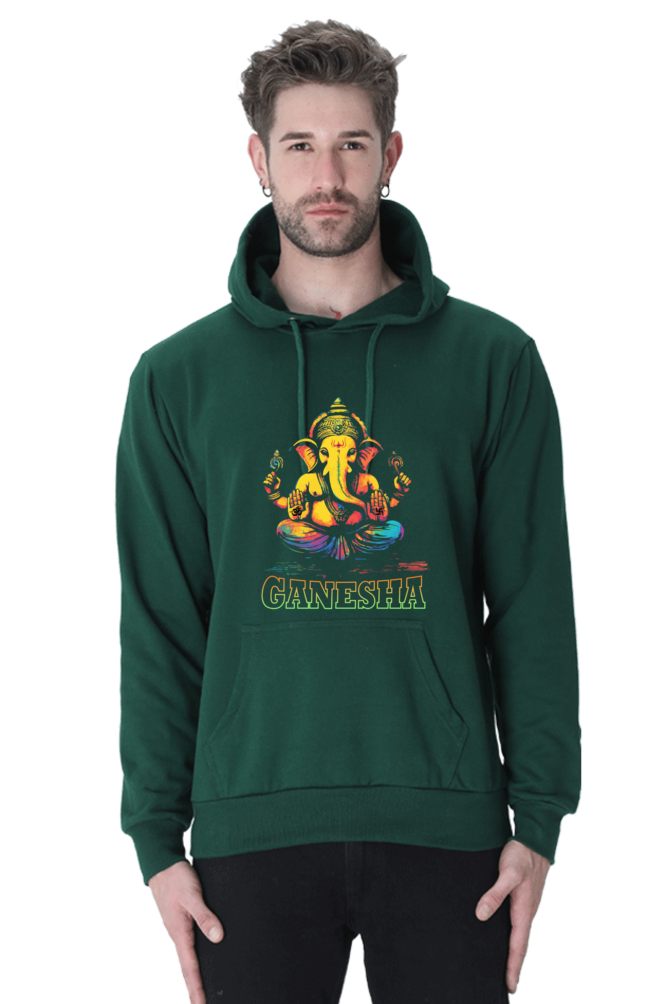 Jai Ganesha Glory Hoodie Sweatshirt T-Shirts for Men Vastrdhamm