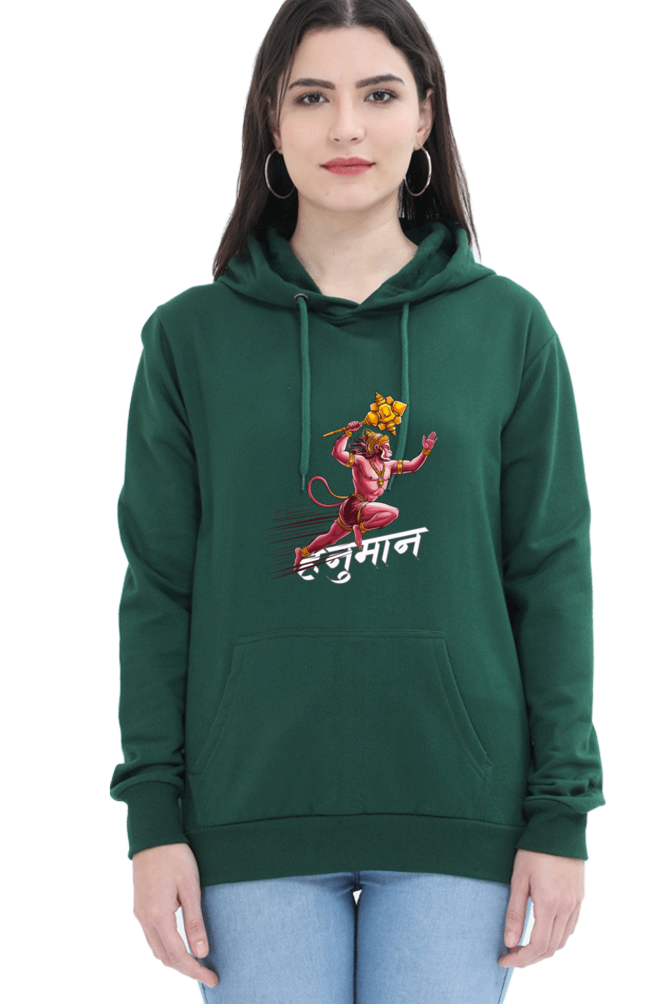 Hanuman Mighty HeroHoodie Sweatshirt T-Shirts for Women Vastrdhamm