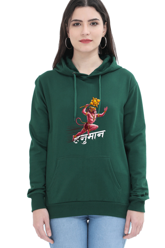 Hanuman Mighty HeroHoodie Sweatshirt T-Shirts for Women Vastrdhamm