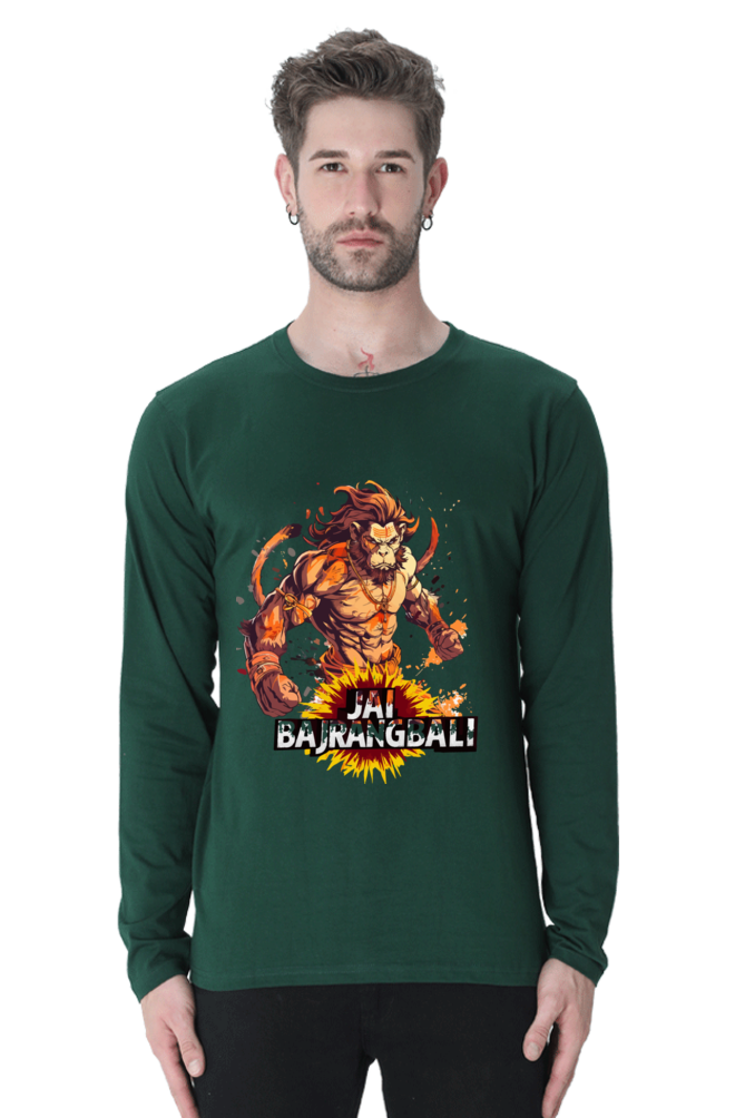 Dynamic Hanuman Ji Round Neck Full Sleeve Vastrdhamm