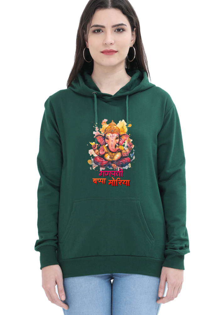 Jai Ganesha SpiritHoodie Sweatshirt T-Shirts for Women Vastrdhamm