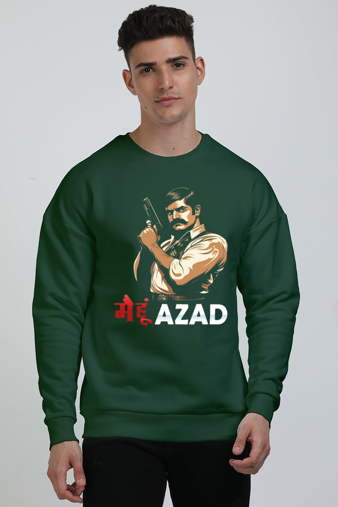 Chandra Shekhar Azad Courage Oversized Sweatshirt T-Shirts for Men Vastrdhamm