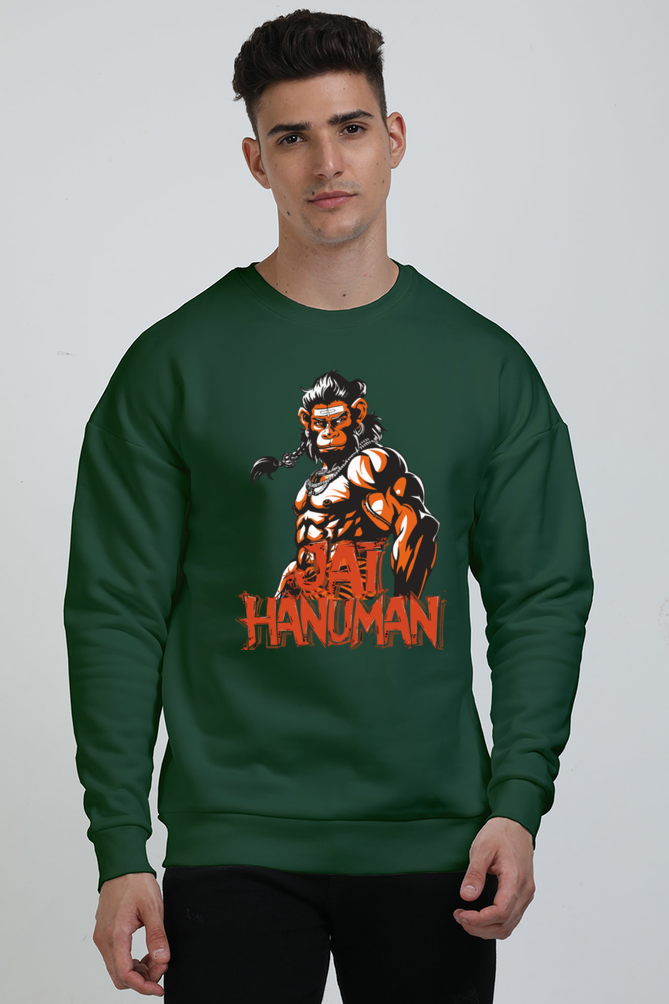 Hanuman Warrior Spirit Oversized Sweatshirt T-Shirts for Men Vastrdhamm