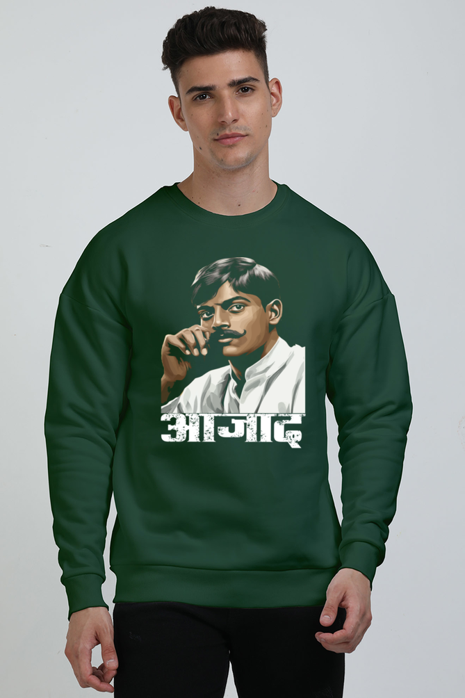 Chandra Shekhar Azad Revolution Oversized Sweatshirt T-Shirts for Men Vastrdhamm