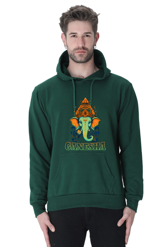 Jai Ganesha Power Hoodie Sweatshirt T-Shirts for Men Vastrdhamm