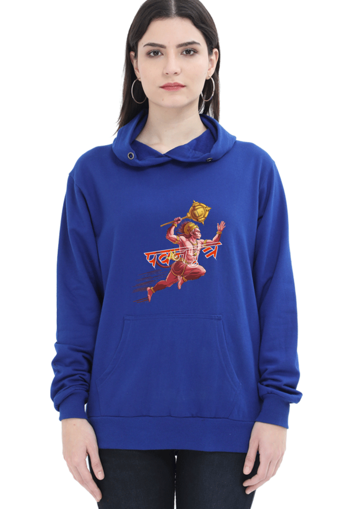 Hanuman Flying HighHoodie Sweatshirt T-Shirts for Women Vastrdhamm