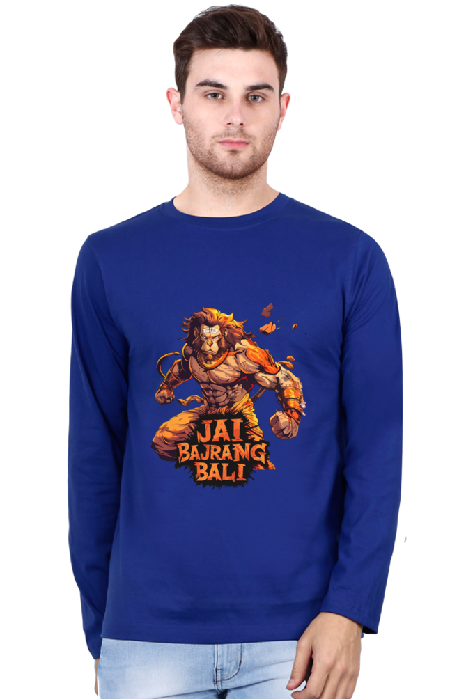 Majestic Hanuman Ji Round Neck Full Sleeve Vastrdhamm