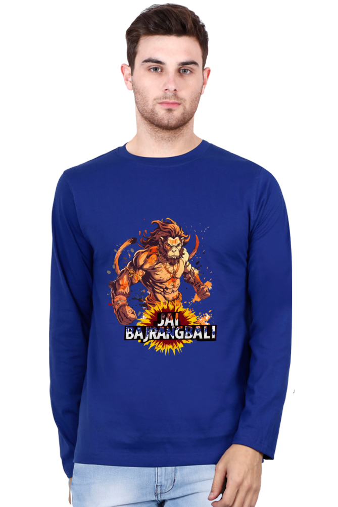 Dynamic Hanuman Ji Round Neck Full Sleeve Vastrdhamm