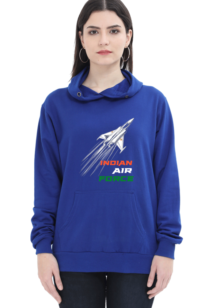 Blue Sky Defenders Indian Air Force. Hoodie Sweatshirt T-Shirts for Women Vastrdhamm