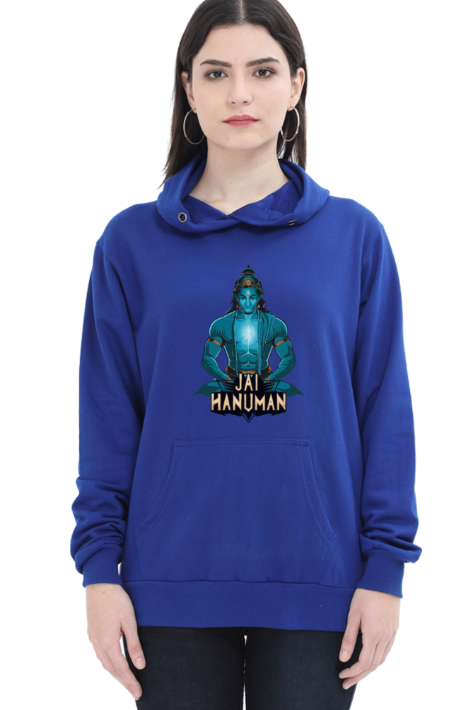 Hanuman Bhakti WarriorHoodie Sweatshirt T-Shirts for Women Vastrdhamm