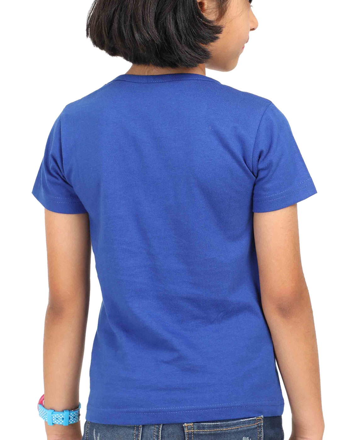 Ram Ji Eternal Dharma Round Neck Half Sleeve Classic T-Shirts for Girl Vastrdhamm