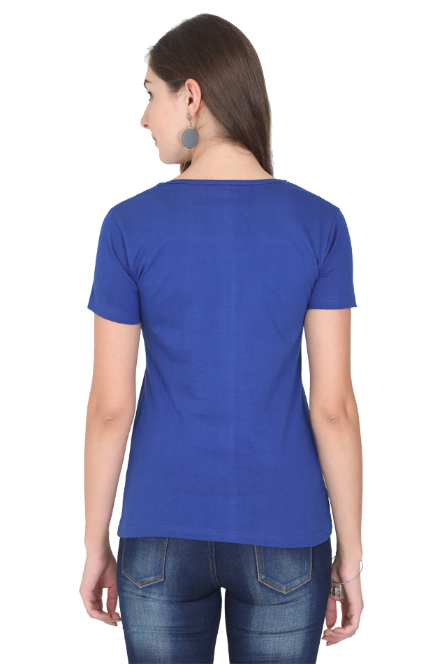 Hanuman Super Strength Round Neck Half Sleeve Classic T-Shirts for Women Vastrdhamm