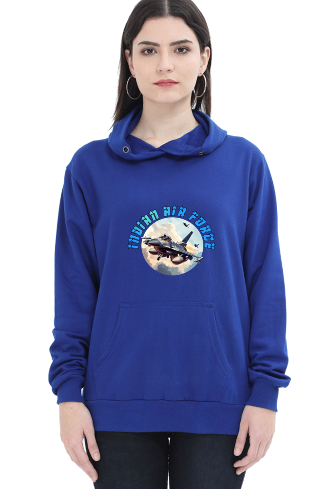 Sky Warriors: Indian Air Force Hoodie Sweatshirt T-Shirts for Women Vastrdhamm