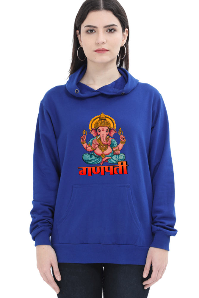 Ganesha WisdomHoodie Sweatshirt T-Shirts for Women Vastrdhamm