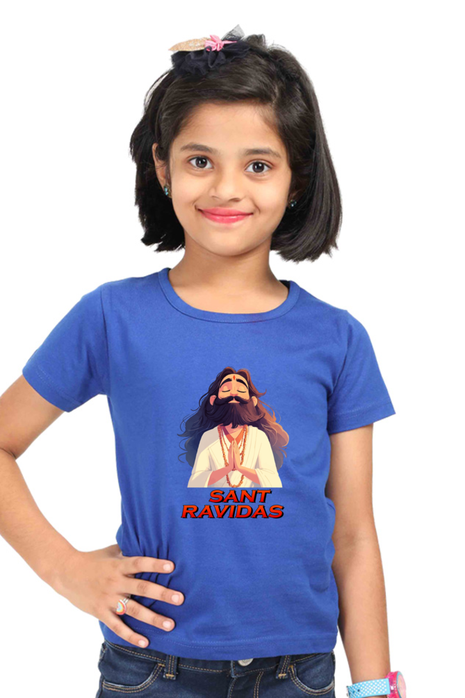 Ravidas Jayanti Spirit Round Neck Half Sleeve Classic T-Shirts for Girl Vastrdhamm