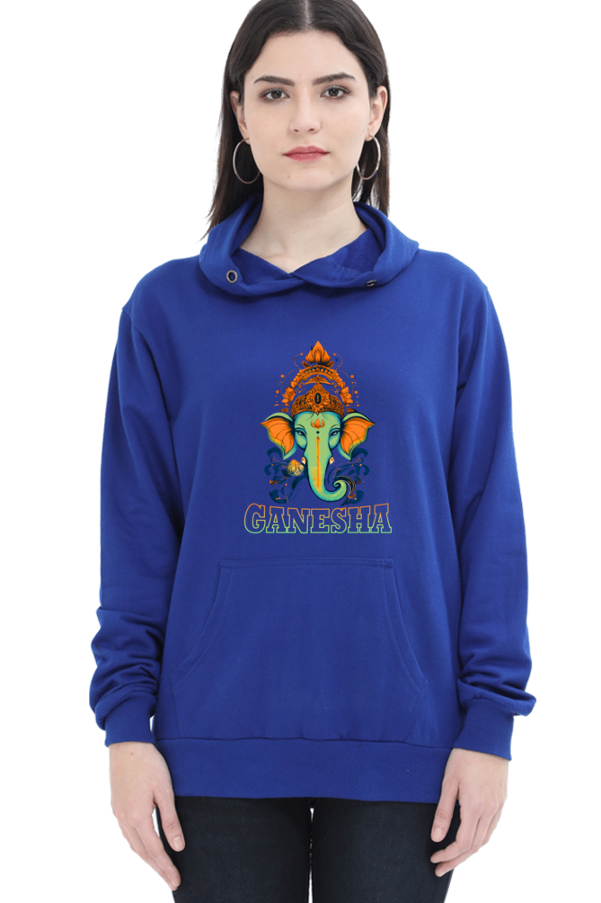 Ganesha WisdomHoodie Sweatshirt T-Shirts for Women Vastrdhamm